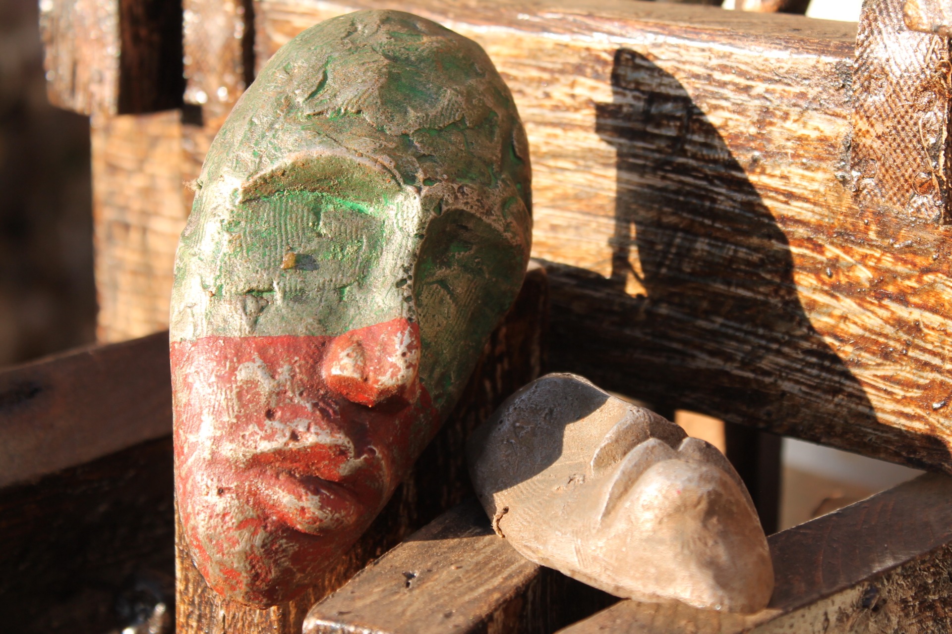 Traditional carved masks